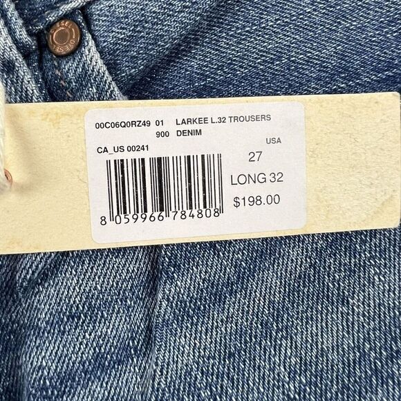 Diesel Larkee Jeans Regular Straight Mens 27x32 Light Blue Wash 0RZ49 MSRP $198 - Picture 8 of 12